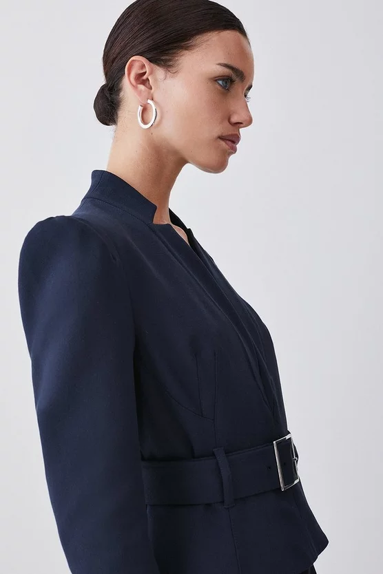 Brand new 𧨠Karen Millen Petite Structured Crepe Forever Pleated Midi π Dress π₯° 8 Brand new 𧨠Karen Millen Petite Structured Crepe Forever Pleated Midi π Dress π₯° - Image 6