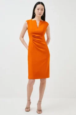 Best Sale π Karen Millen Compact Stretch Envelope Neck Pencil Midi π Dress π 21 Best Sale π Karen Millen Compact Stretch Envelope Neck Pencil Midi π Dress π -Dresses Sales Store womens black compact stretch envelope neck pencil midi dress 2