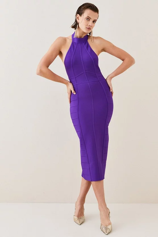 Outlet ๐งจ Karen Millen Bandage Knit Halter Neck Figure Form ๐ Dress ๐คฉ 8 Outlet ๐งจ Karen Millen Bandage Knit Halter Neck Figure Form ๐ Dress ๐คฉ - Image 6