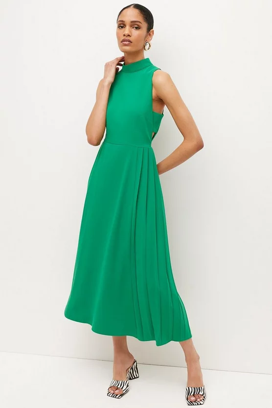 Outlet β¨ Karen Millen Soft Tailored Pleated Panel Midaxi π Dress π 11 Outlet β¨ Karen Millen Soft Tailored Pleated Panel Midaxi π Dress π - Image 10