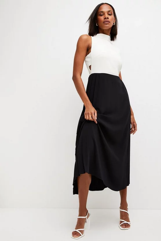 Outlet β¨ Karen Millen Soft Tailored Pleated Panel Midaxi π Dress π 6 Outlet β¨ Karen Millen Soft Tailored Pleated Panel Midaxi π Dress π - Image 5