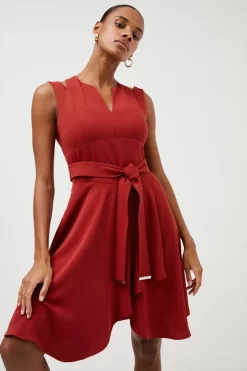 Buy ⭐ Karen Millen Soft Tailored Short Waterfall Mini 👗 Dress 💯 -Dresses Sales Store womens ivory soft tailored short waterfall mini dress 9